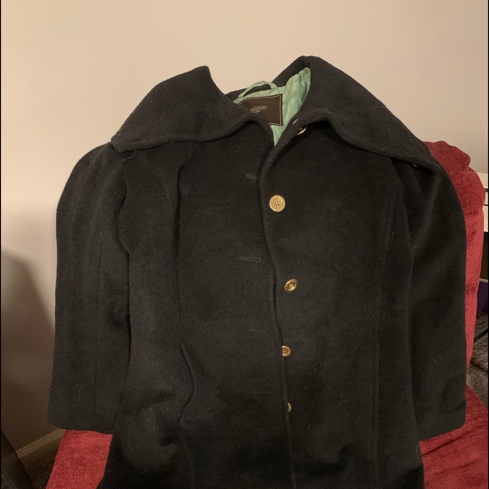 Authentic Coach wool winter coat.